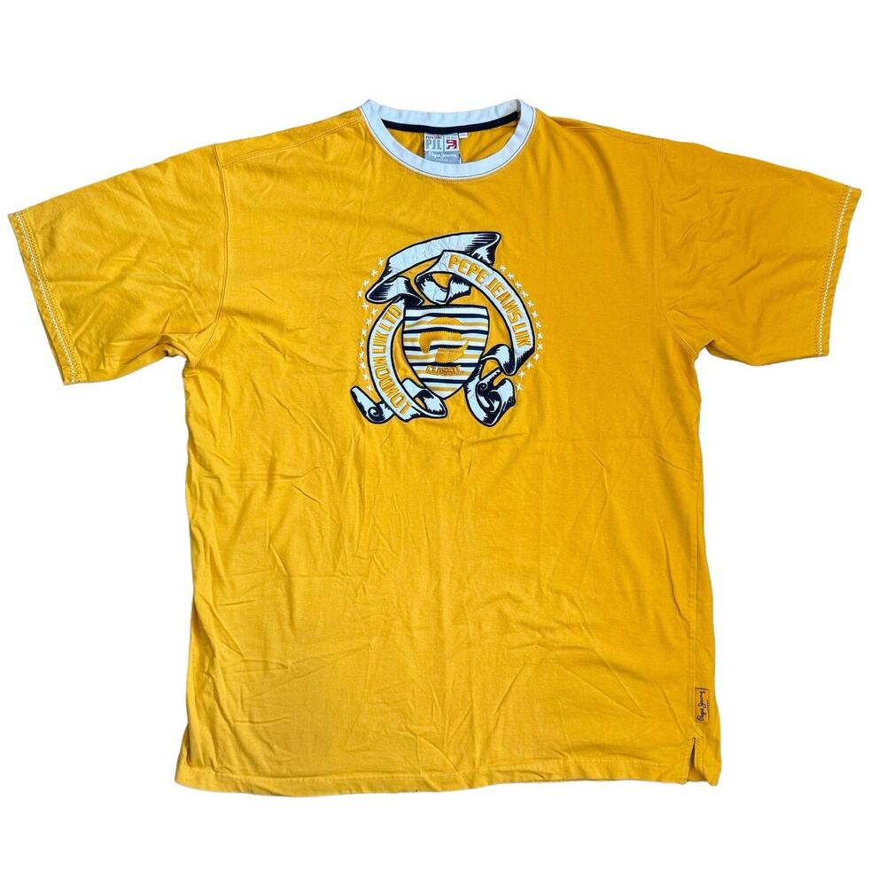 Pepe Jeans London UK W11 T Shirt 3XL Yellow